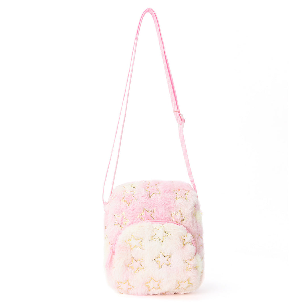 Fluffy shoulder bag with star motif Bowlift