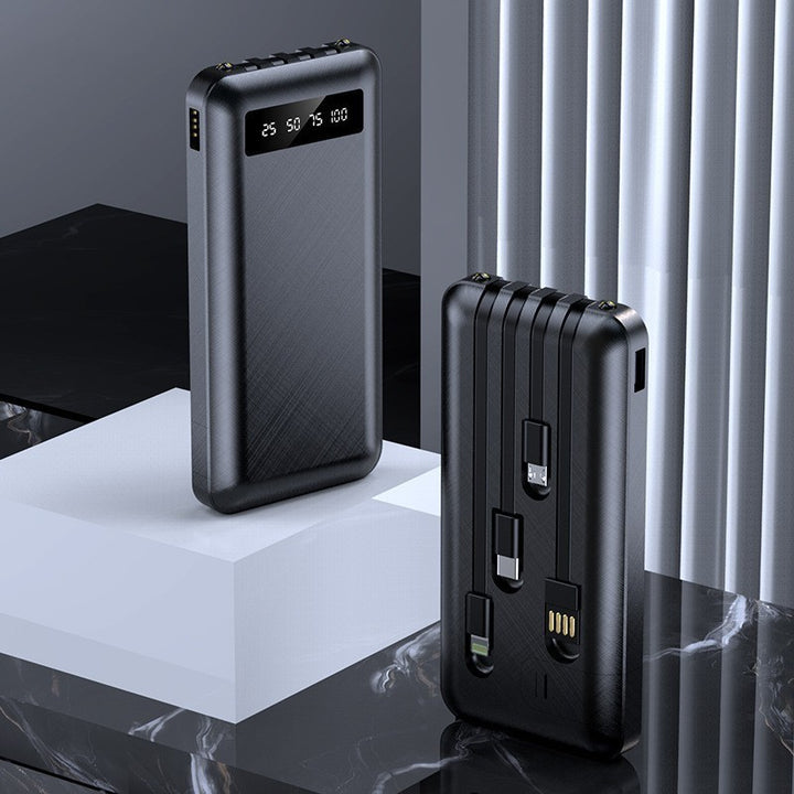 Versatile power bank with fast charging port and digital display Bowlift