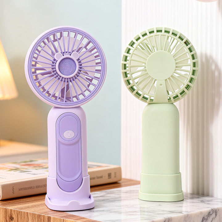Ladies portable USB hand fan with cute rabbit design Bowlift