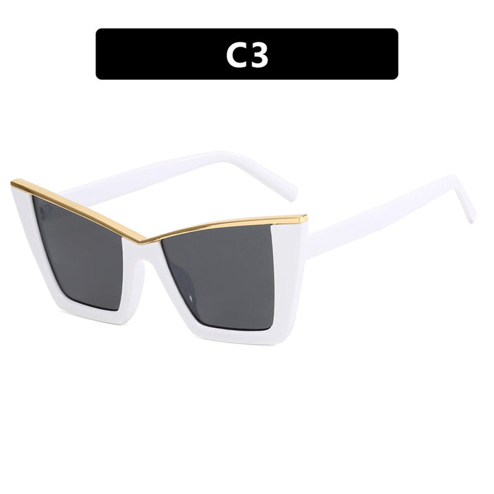 Ladies modern Cat-Eye sunglasses with extravagant design and protective UV filter Bowlift
