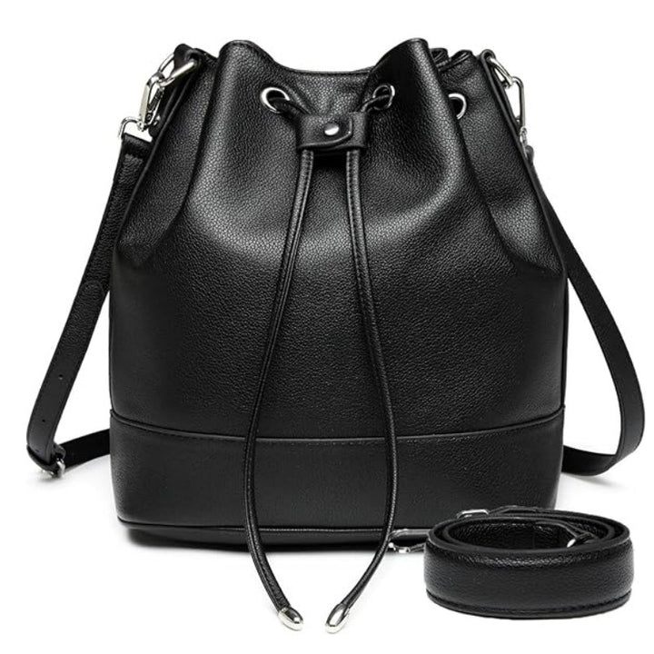 Practical drawstring bag with adjustable shoulder strap Bowlift