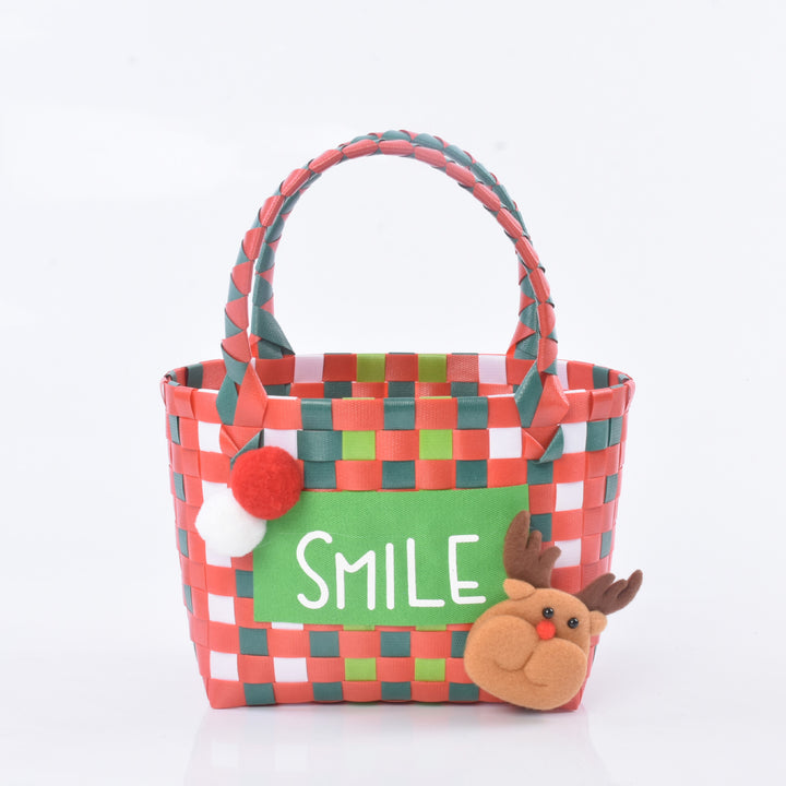 Playful and Colorful Basket Bag Bowlift