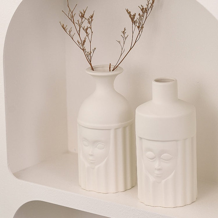 Decorative Face Vase Bowlift
