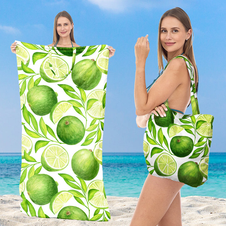 Tote bag with integrated towel Bowlift