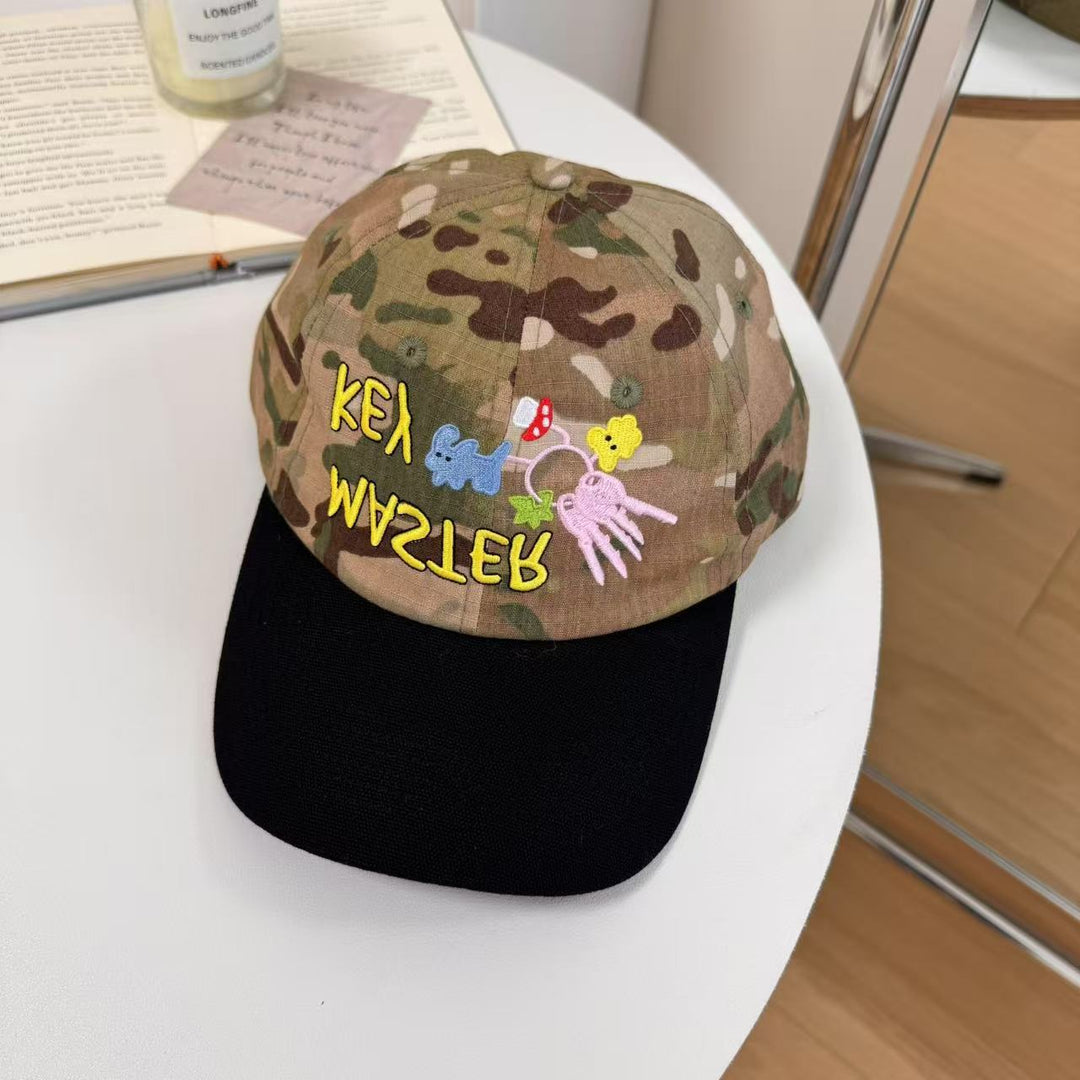 Men's Vintage-Inspired Distressed Baseball Cap Bowlift