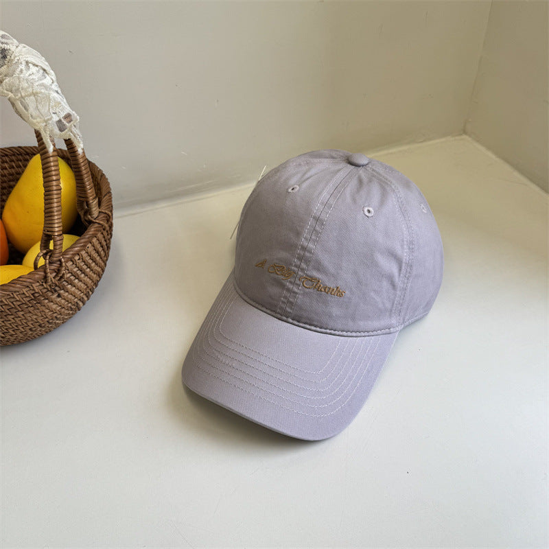 Women's Classic Embroidered Cotton Baseball Cap Bowlift