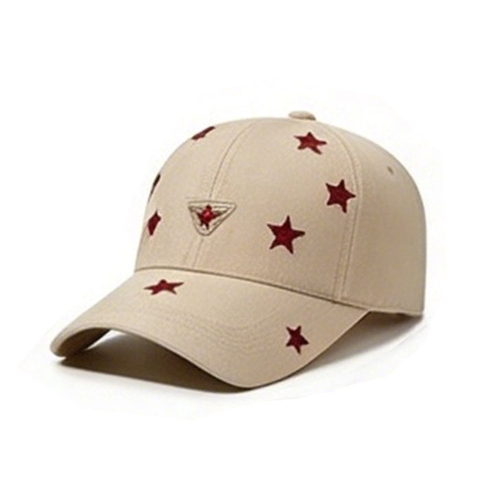 Women's Baseball Cap with Star Motif Bowlift