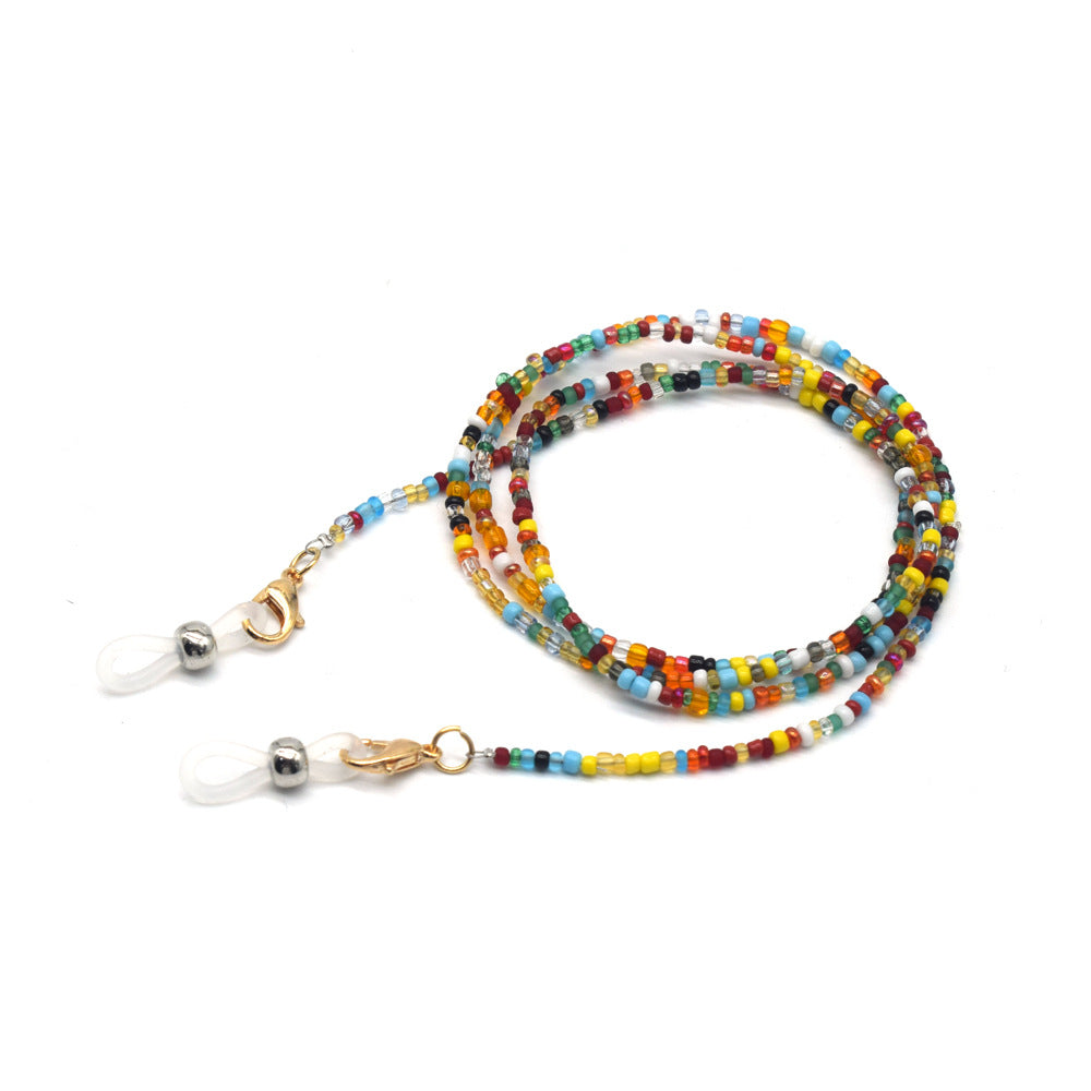 Colorful Multi-Textured Eyewear Chain Bowlift