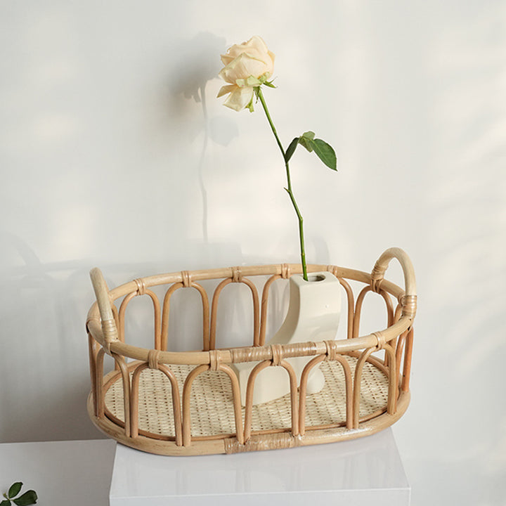 Handwoven decorative basket Bowlift
