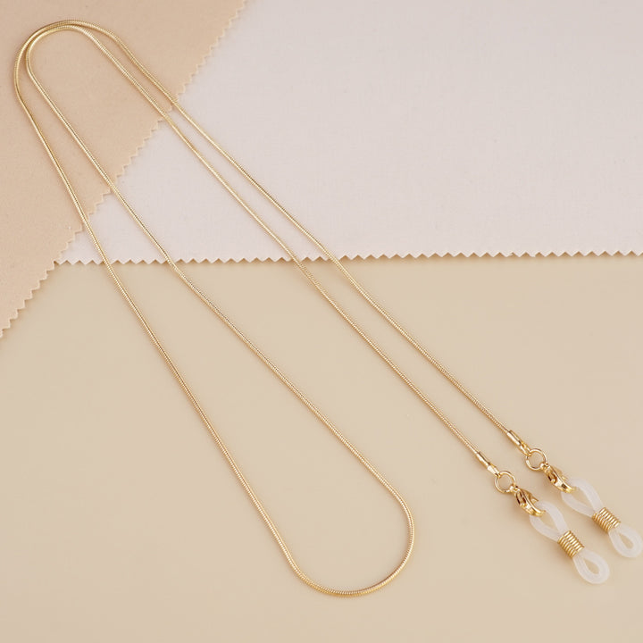 Sleek Metal Eyewear Chain Bowlift