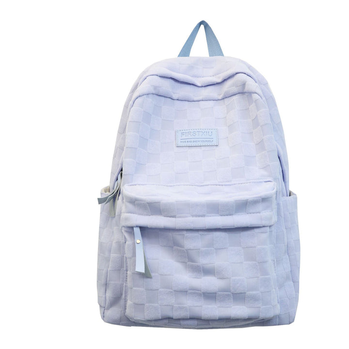 Classic Checked Patterned Backpack Bowlift