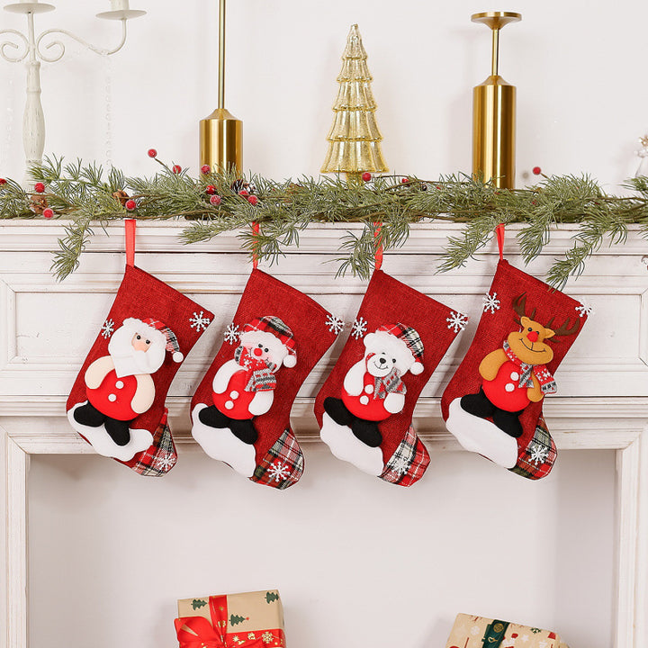 Christmas stocking with reindeer design Bowlift