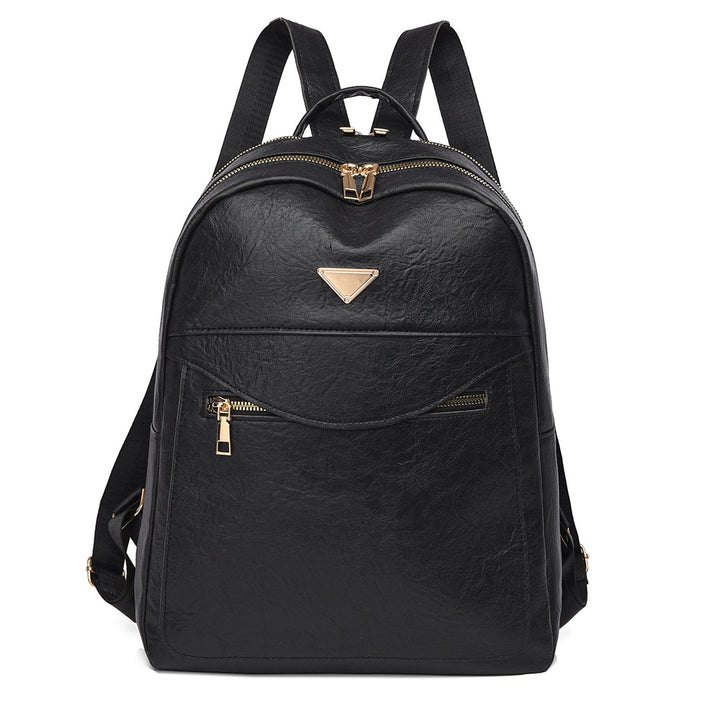 Elegant Faux Leather Backpack Bowlift