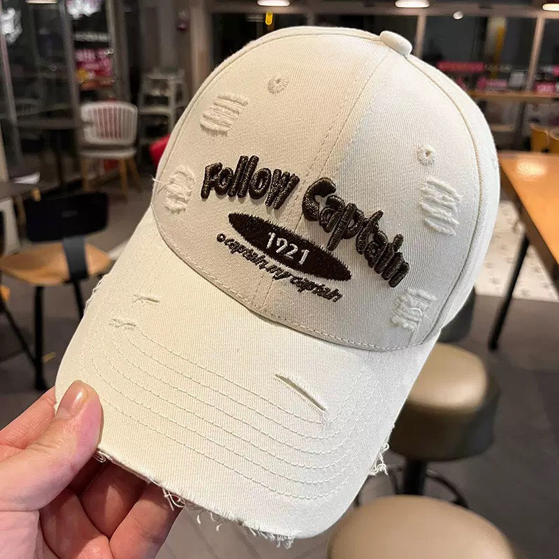 Men's Distressed Graphic Baseball Cap Bowlift 1784270078