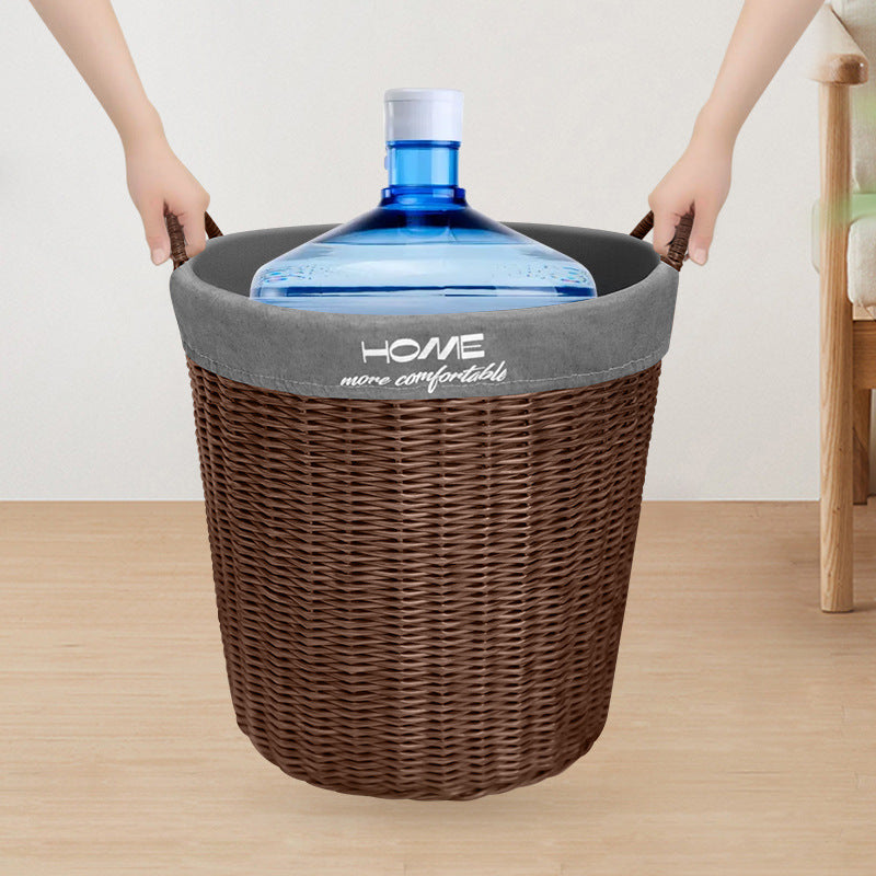 Washing Basket Set Made of Woven Material Bowlift