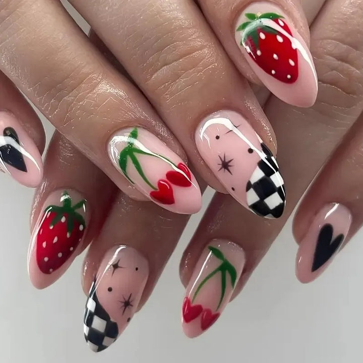 Thematic Fruit Nail Art Design Bowlift