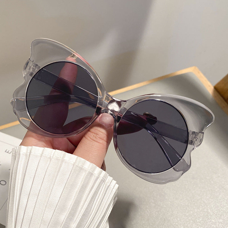Women's Cat-Eye Sunglasses with Unique Frame Design and UV Protection Bowlift