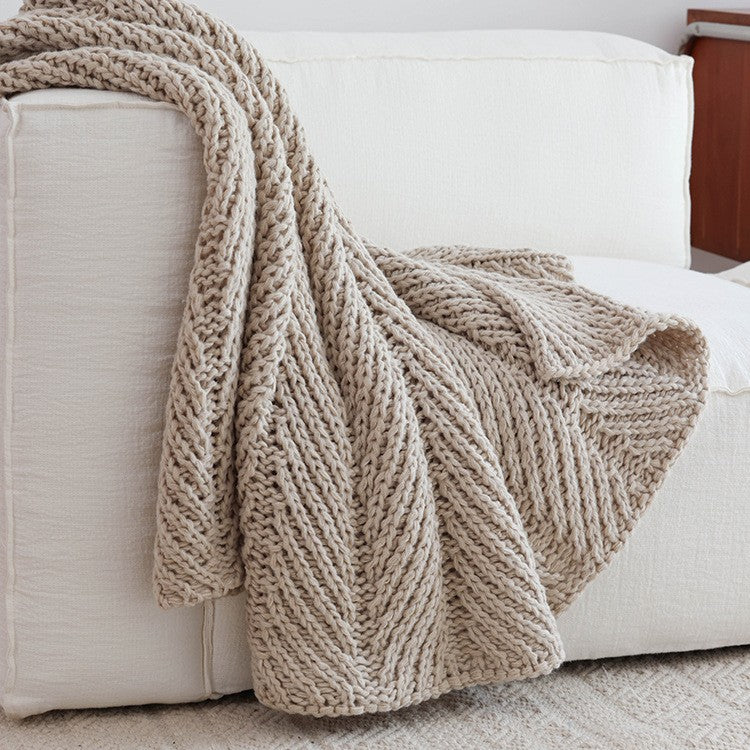 Cozy Chunky Knit Blanket