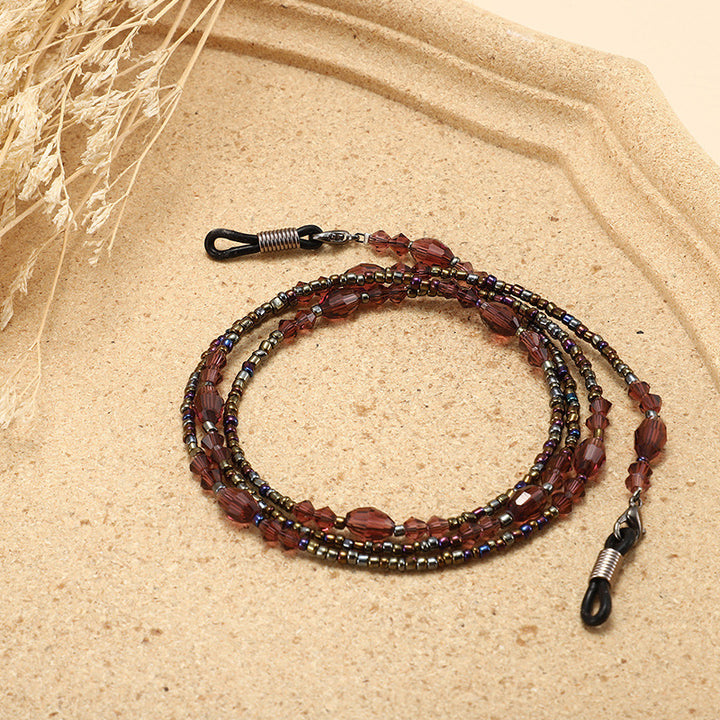 Handcrafted Beaded Eyewear Chain Bowlift