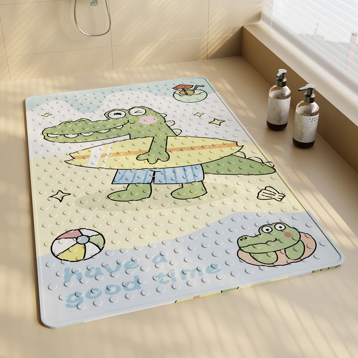 Fun Shark-Themed Bath Mat Bowlift