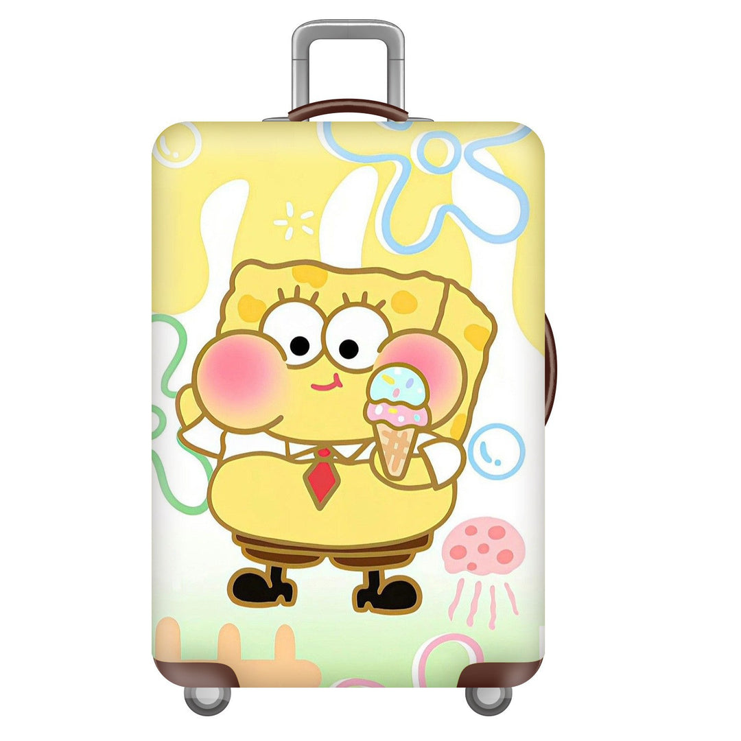 Unisex hard shell suitcase with colorful cartoon design Bowlift