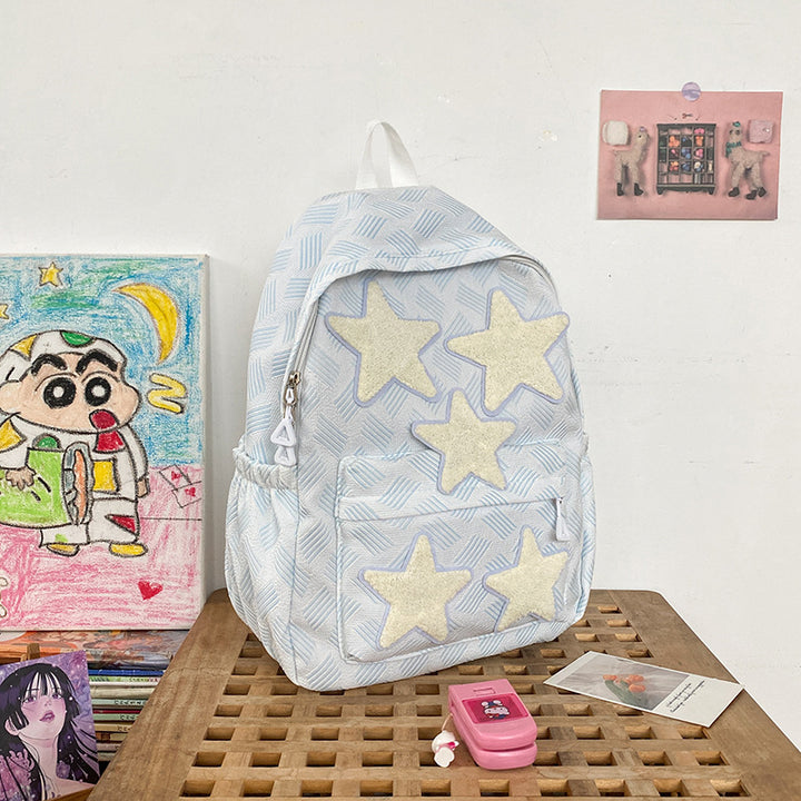 Backpack with Stylish Star Design and Comfortable Carrying System Bowlift