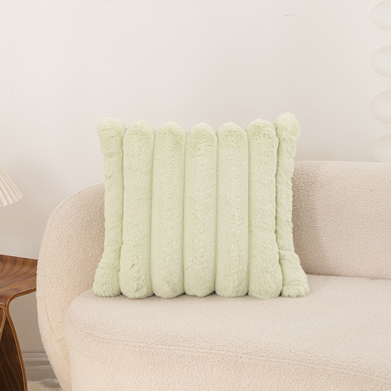 Plush Textured Decorative Cushion