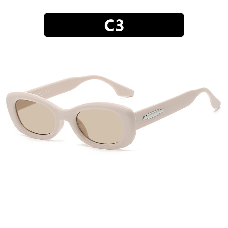Women's fashionable sunglasses in trendy retro style with UV protection Bowlift