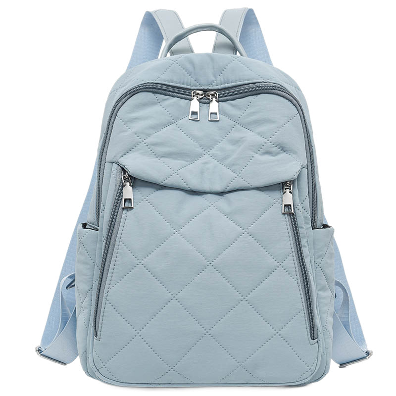 Quilted Multi-Pocket Backpack Bowlift