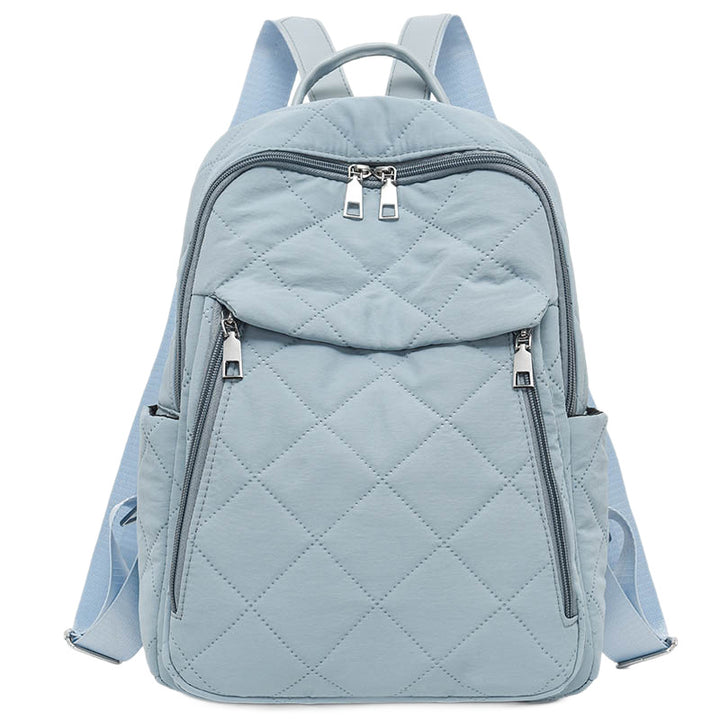 Quilted Multi-Pocket Backpack Bowlift