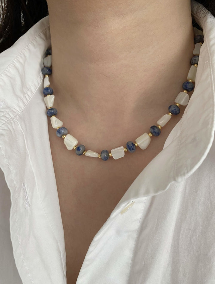 Natural Beaded Necklace Bowlift