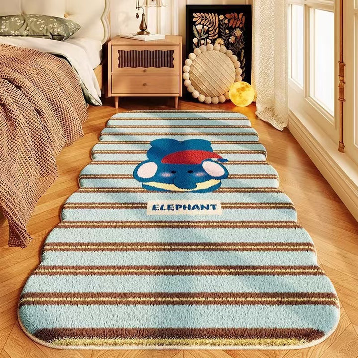 Playful Animal-Themed Bath Mat Bowlift