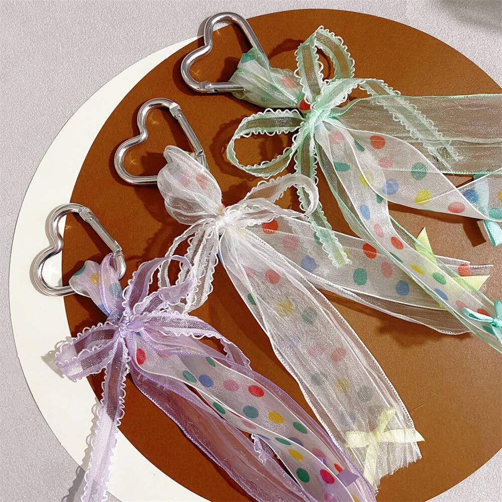 Decorative Heart-Shaped Keychain Bowlift
