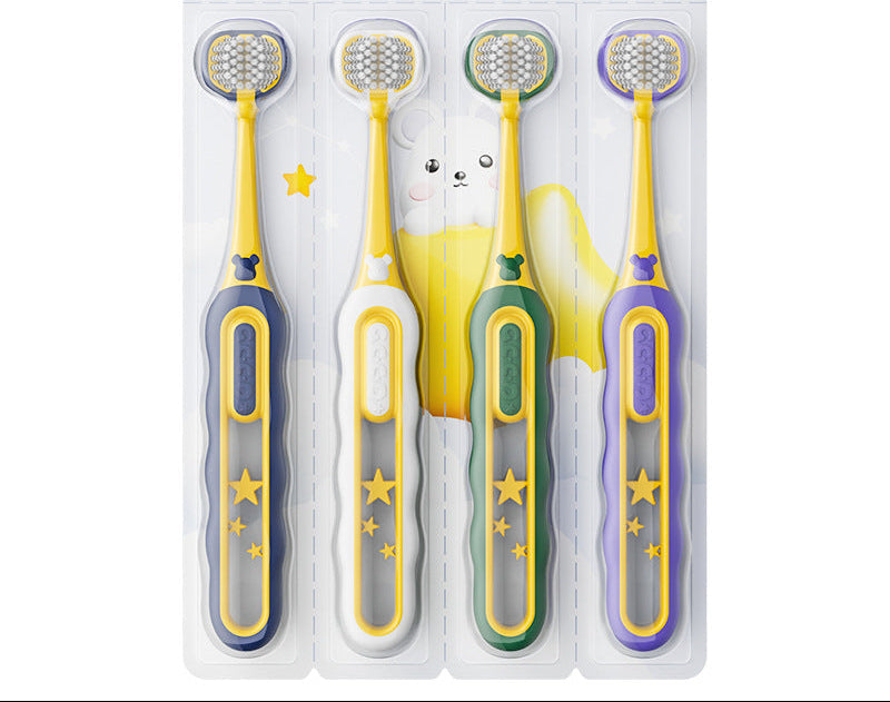 Three-Sided Toothbrush Set Bowlift