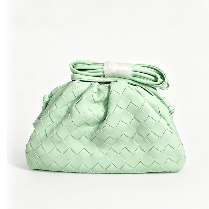 Textured Woven Handheld Clutch Bowlift