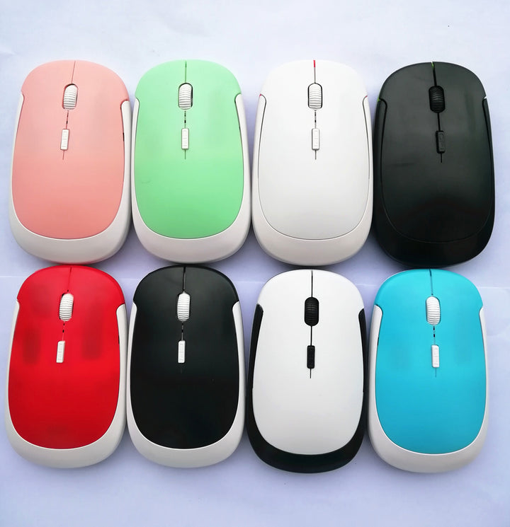 Compact Wireless Optical Mouse Bowlift