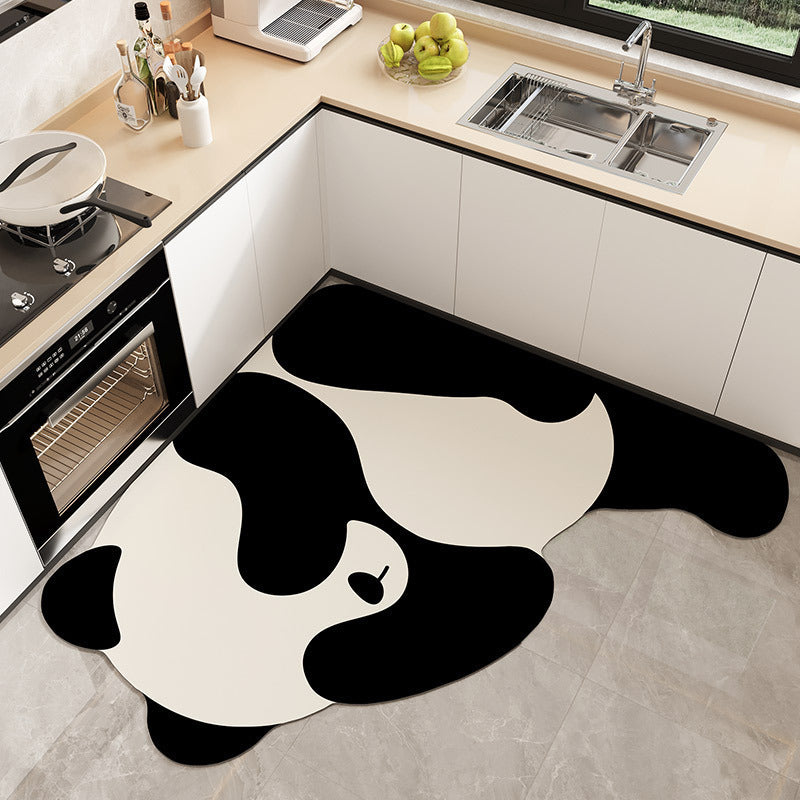 Cartoon-Themed Kitchen Mat Bowlift