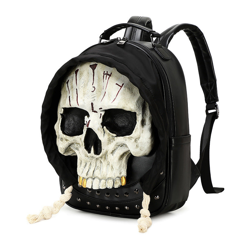 Creative backpack with skull design Bowlift