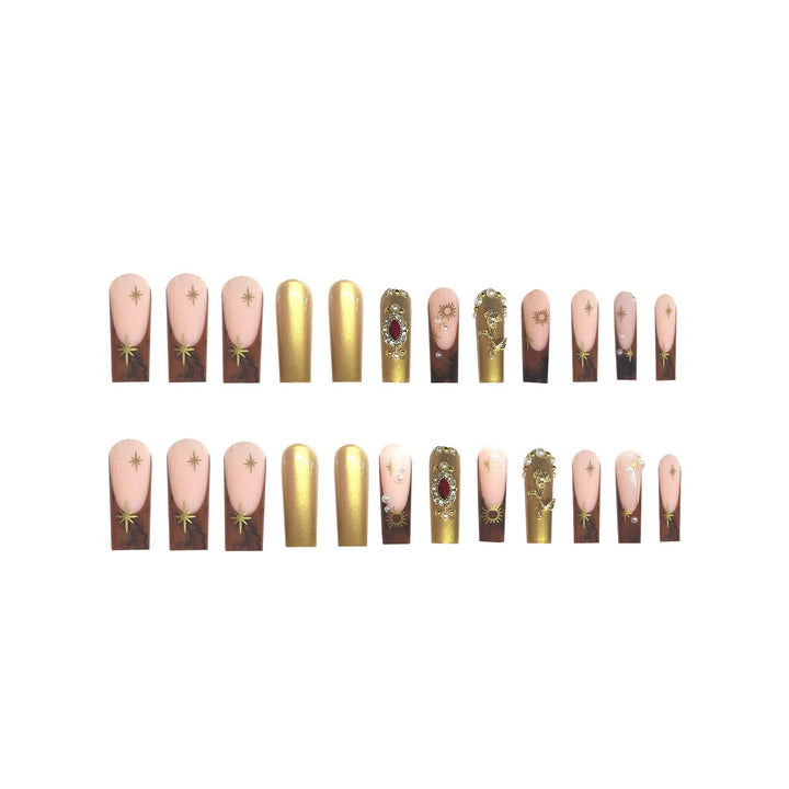 Glamorous Ornate Press-On Nails Bowlift
