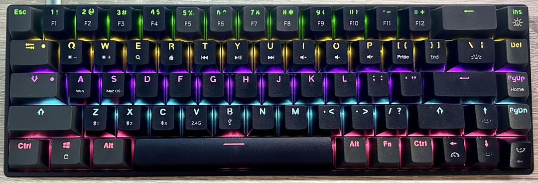 Compact Low-Profile RGB Mechanical Keyboard Bowlift