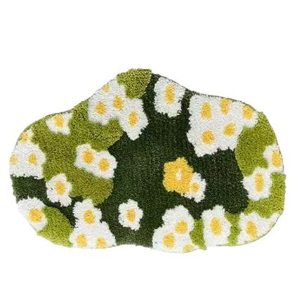 Floral Print Area Rug Bowlift