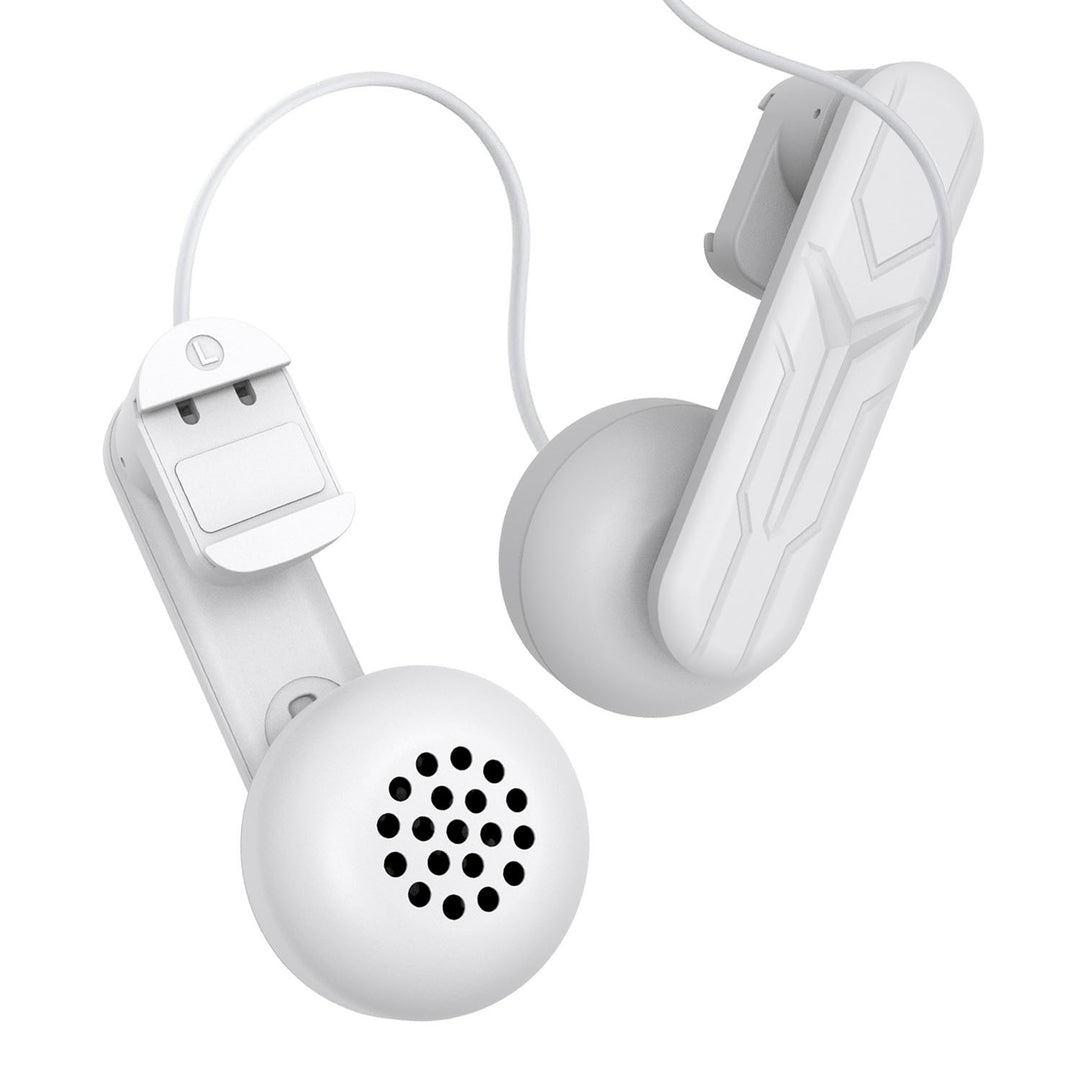 Ergonomic headphones with clear sound and integrated microphone Bowlift