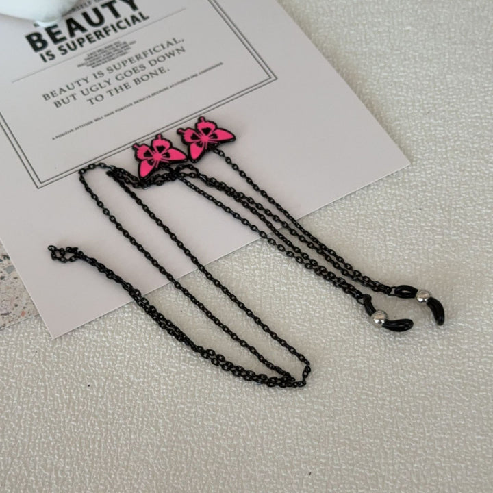 Butterfly-Themed Eyewear Chain Holder Bowlift