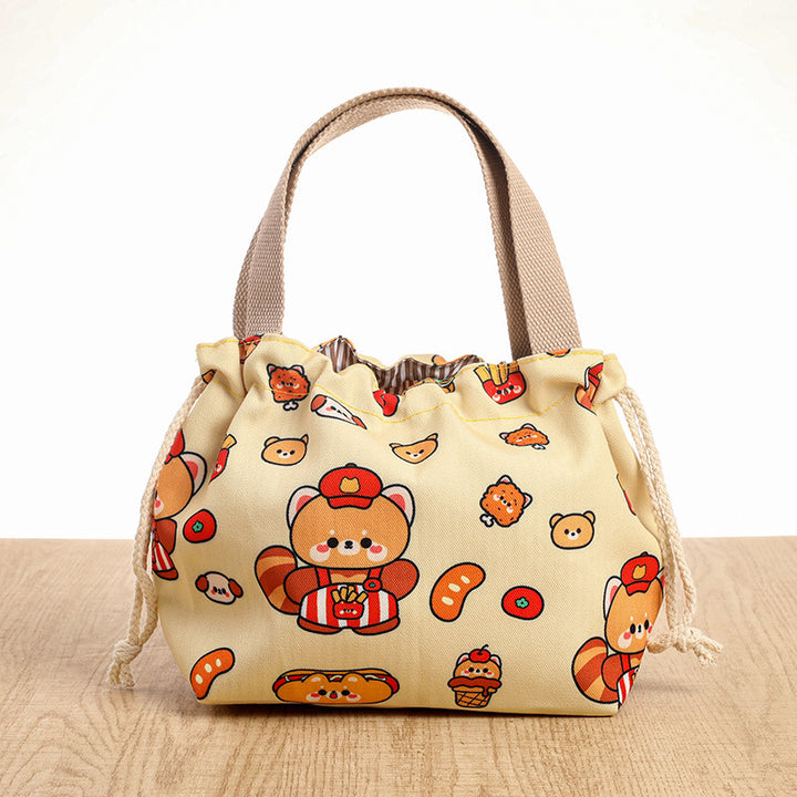 Drawstring Cat-Themed Storage Bag Bowlift