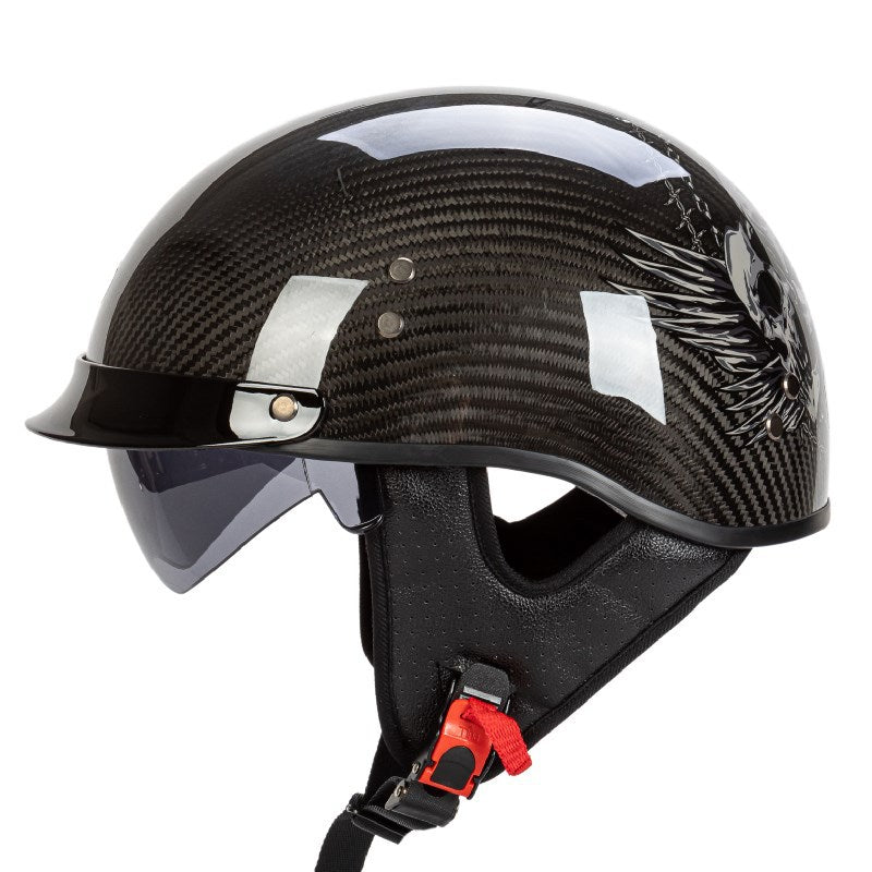 Stylish Graphic Skull Motorcycle Helmet Bowlift
