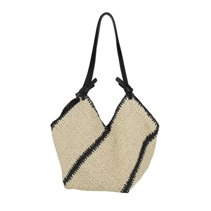 Generous shopping bag with handcrafted wave pattern Bowlift