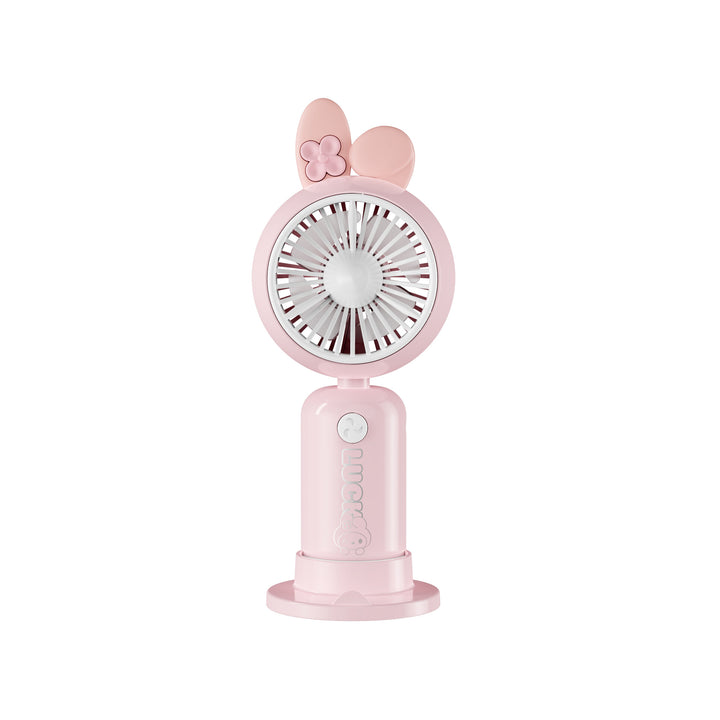 Women Portable Mini Fan with LED Lighting and Convenient USB Connection Bowlift