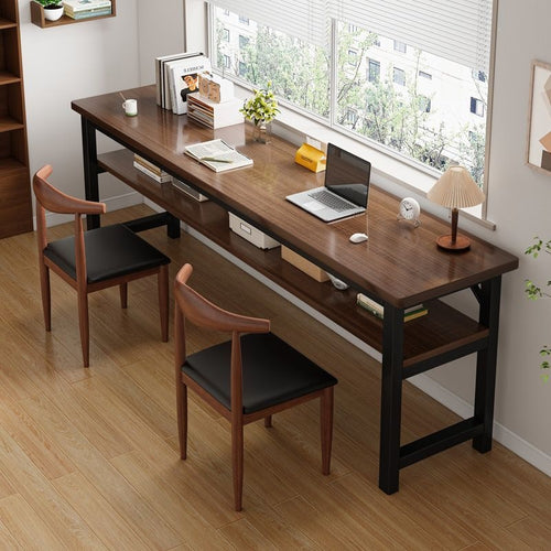 Workplace table with generous tabletop and stable legs Bowlift