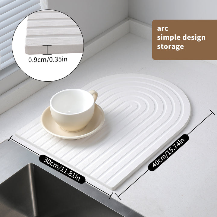 Modern Textured Kitchen Drying Pad Bowlift