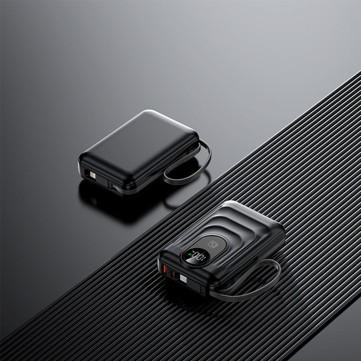 Portable power bank with fast wireless charging function and digital display Bowlift
